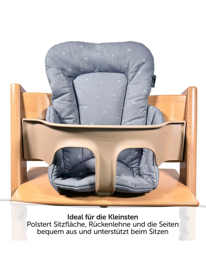 LaLoona Sitzverkleinerer für Stokke Tripp Trapp Hochstuhl - in grau günstig kaufen onesize