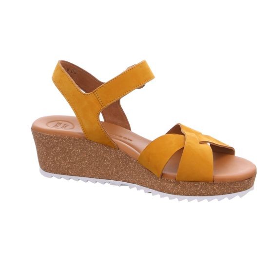 PAUL GREEN Klassische Sandalen gelb