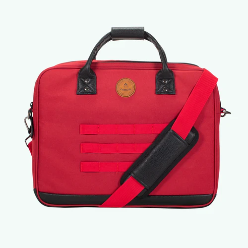 Shanghai Berlin Laptop Bag, Raspberry Red