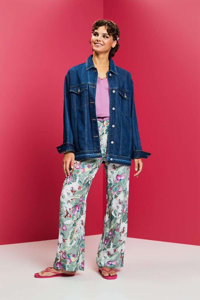 Pants woven