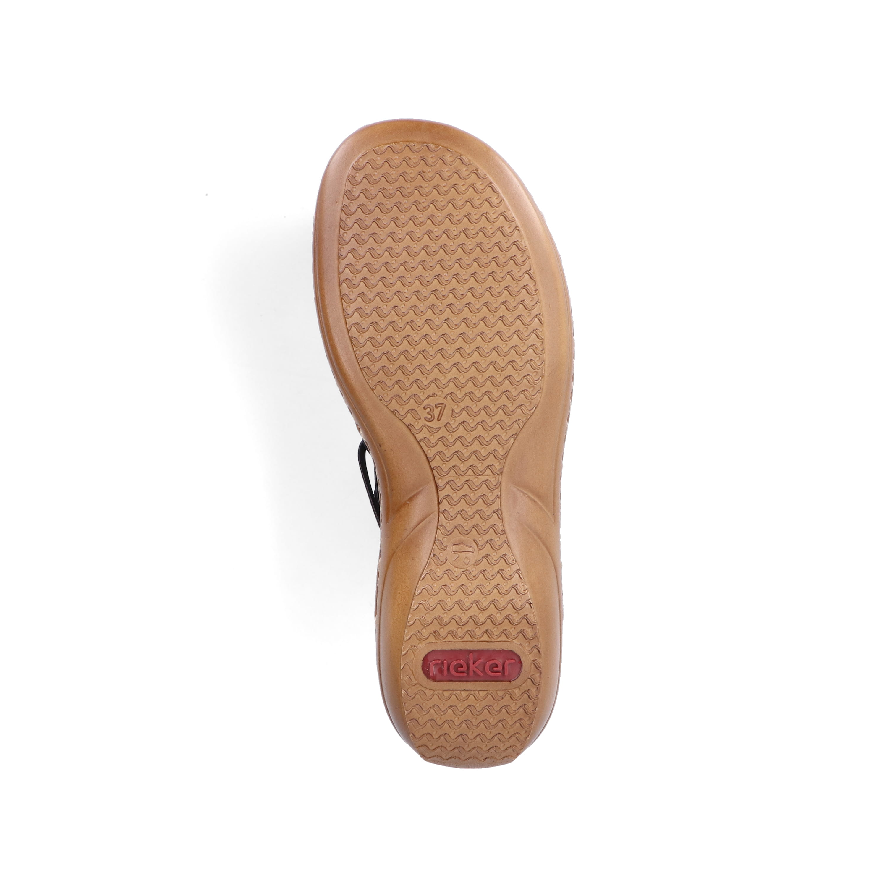 Rieker Damen Riemchensandalen asphaltschwarz