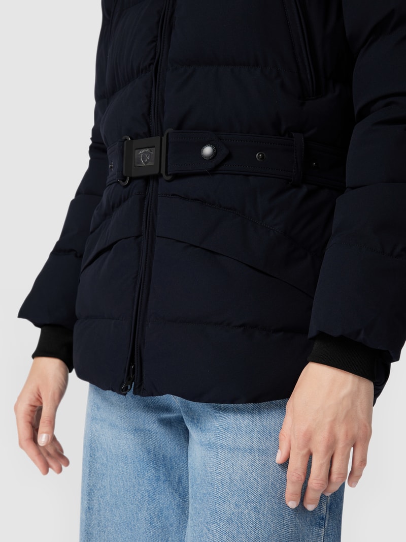 Funktionsjacke mit abnehmbarer Kapuze Modell 'Mayfair' in marineblau