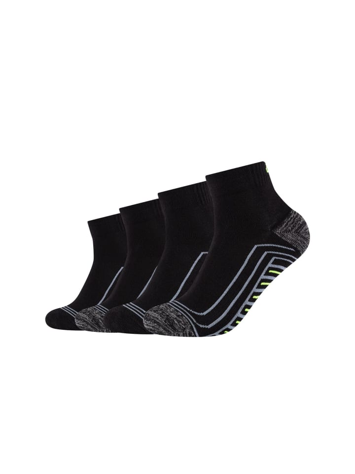Skechers Kurzsocken 4er Pack cushioned in Schwarz mix günstig kaufen 35-38