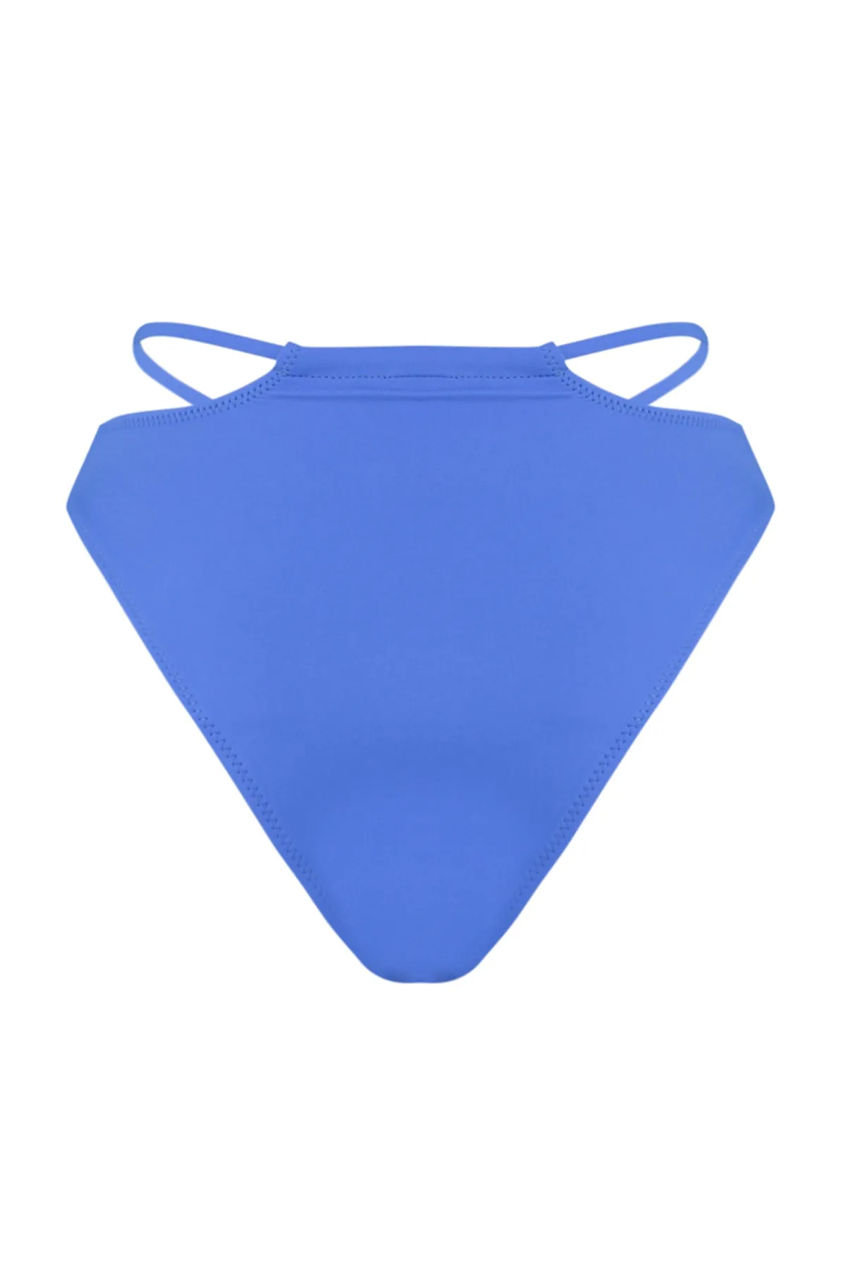Trendyol Collection  Saks Piping High Waist Bikinihose mit normalem Bein TBESS23BA00059