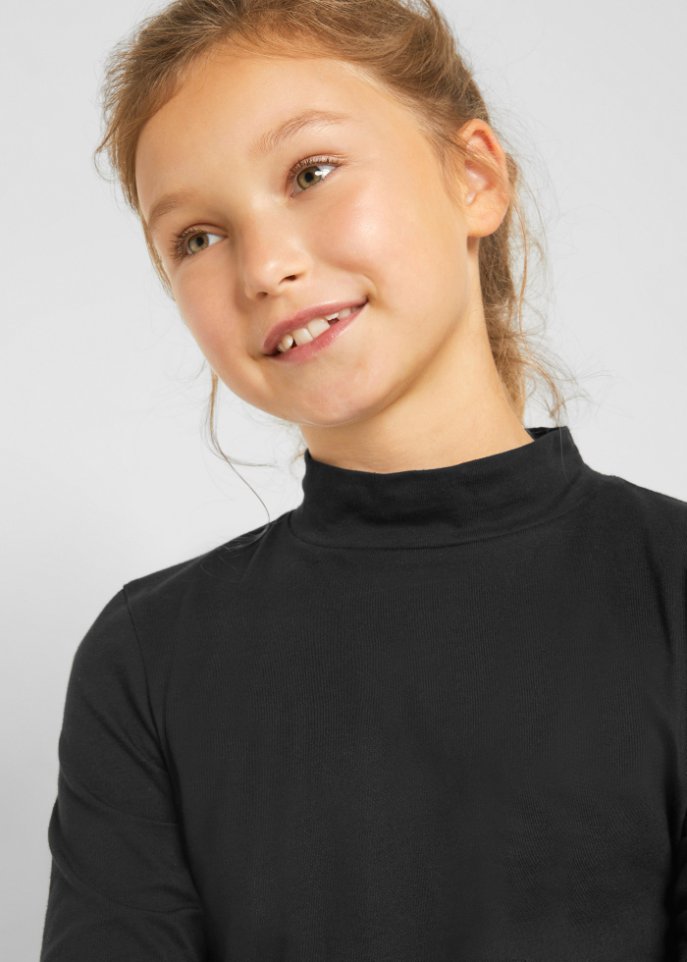 Mädchen Rollkragen-Shirt (2er-Pack) Bio-Baumwolle