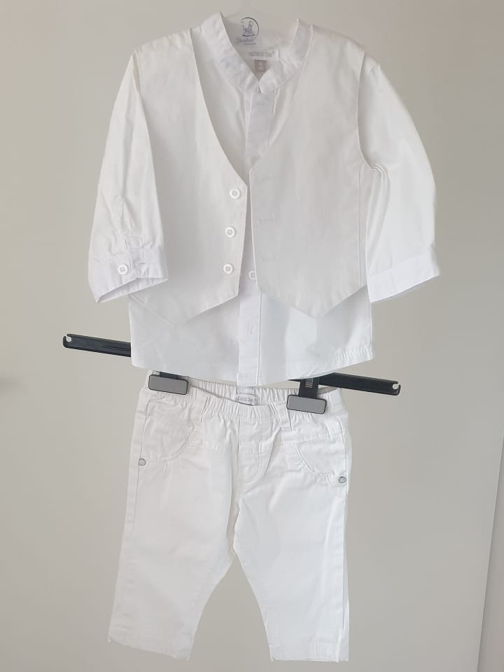 Absorba 3tlg. Outfit in Weiß günstig kaufen 68