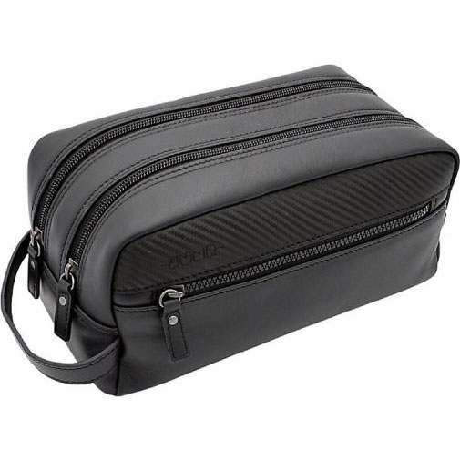 JUMP Boston Kulturbeutel Leder 27 cm