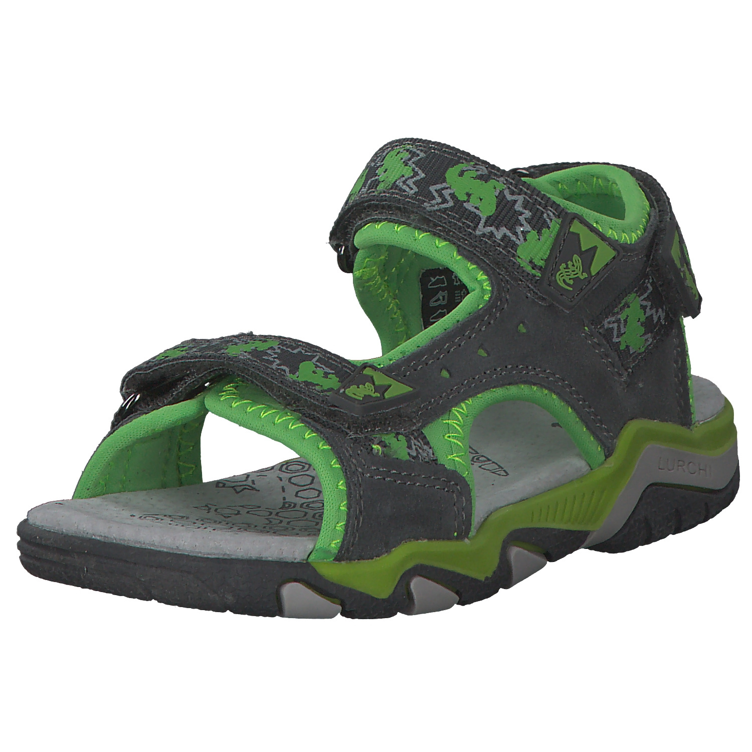 Salamander Brian 21210, Sandalen (Kinder), Kinder, Grün (Dk Grey Green)