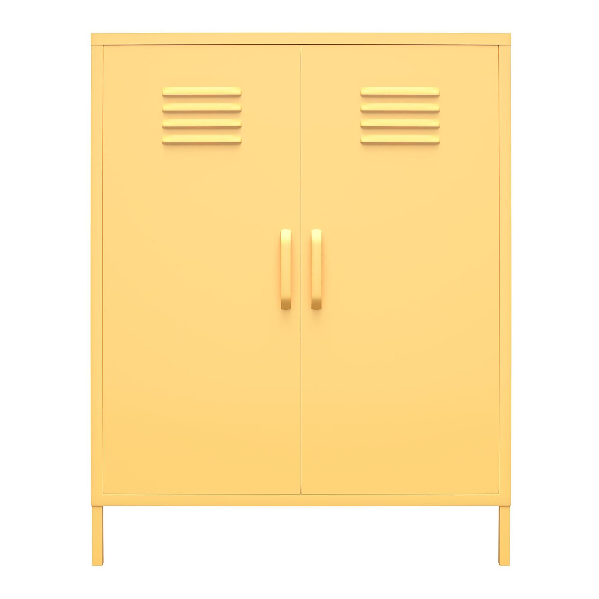 loft24 Mehrzweckschrank Cache Spind Schrank, Metall, 2 Türen, Höhe 101,5 cm
