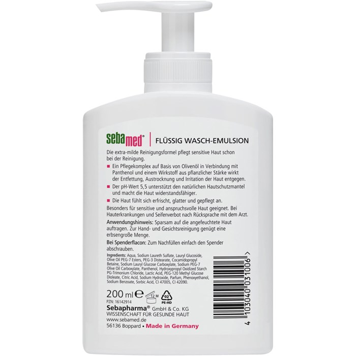 Flüssig Wasch-Emulsion Olive