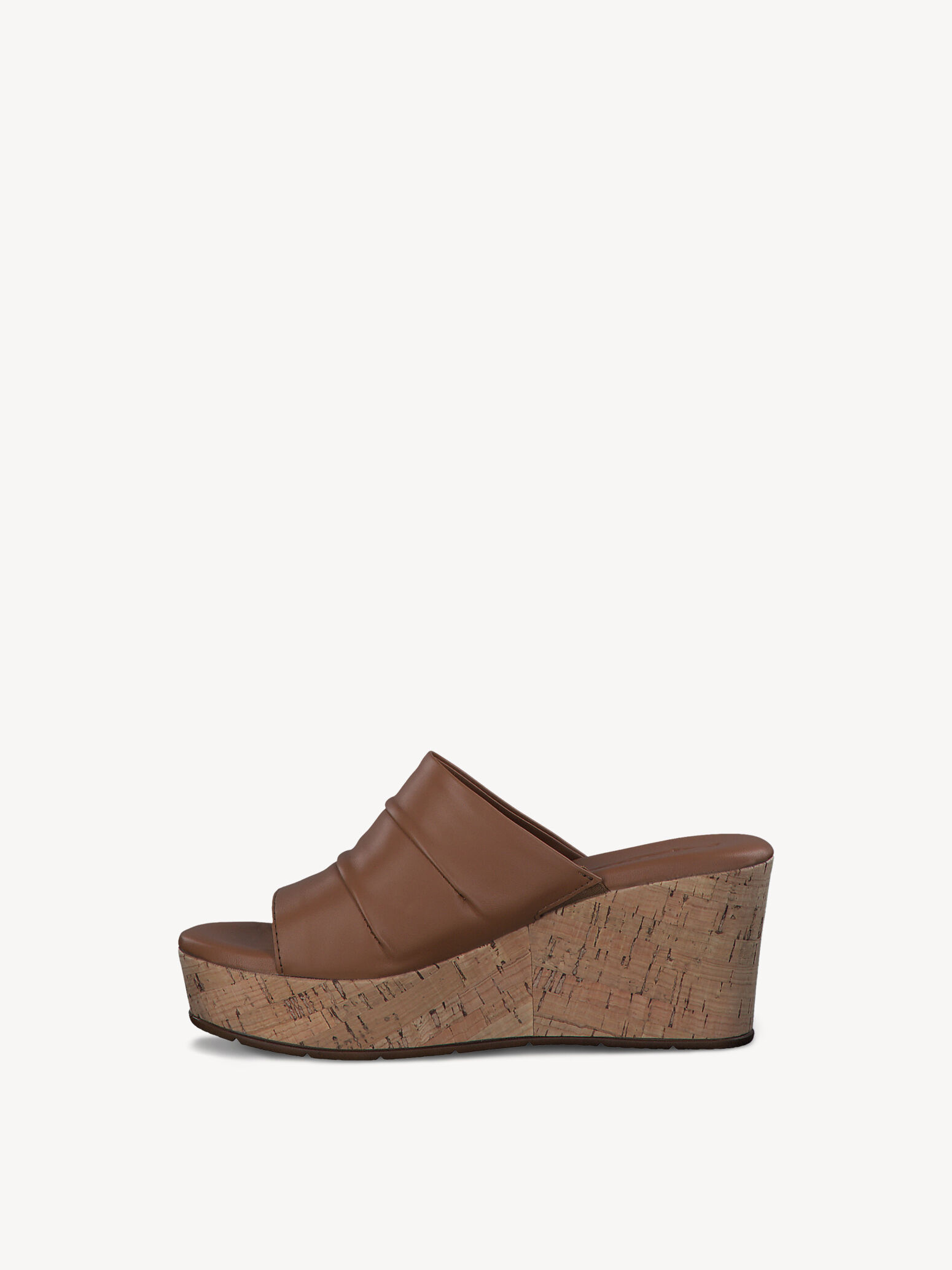 Mule en cuir - marron