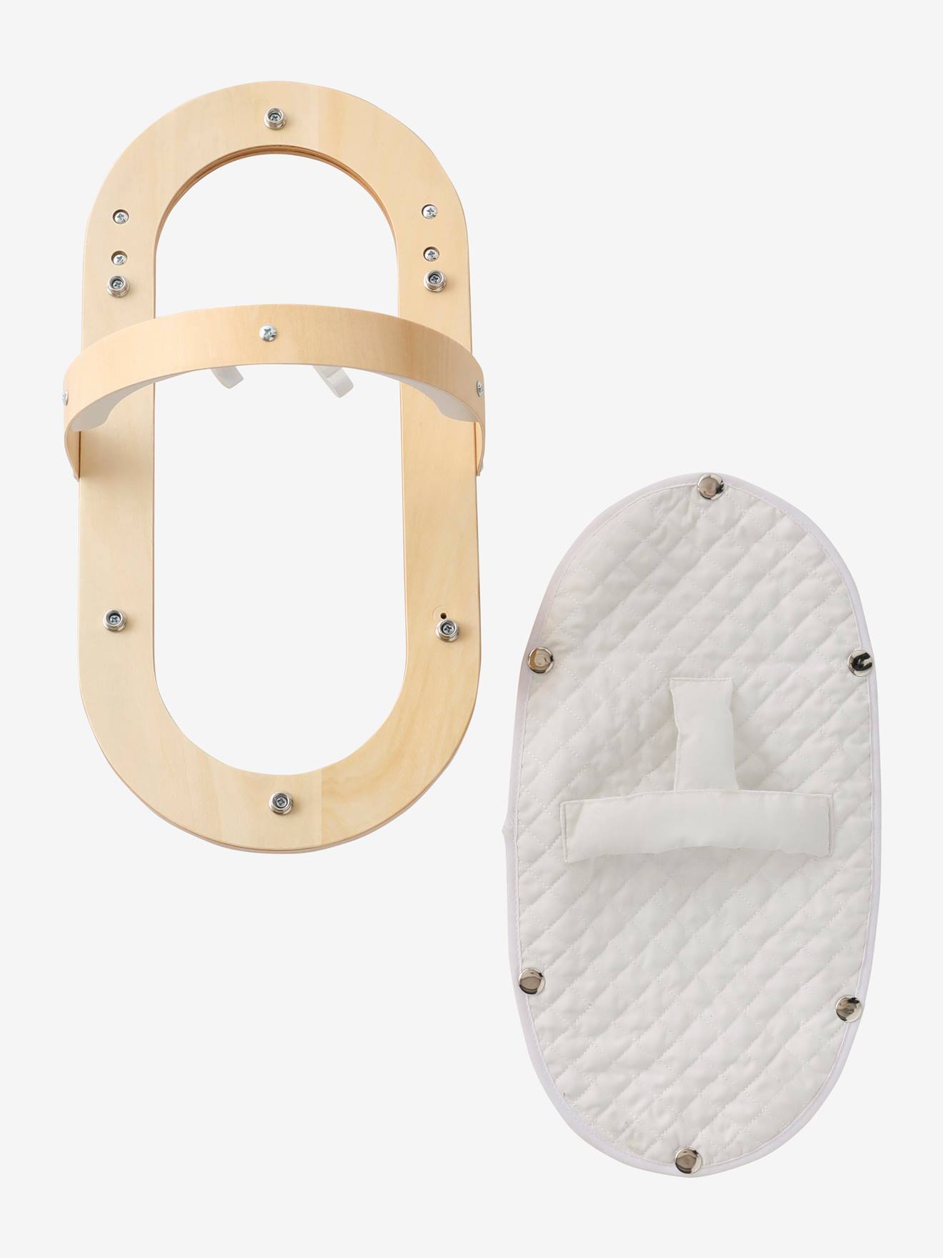Transat poupon en bois FSC® blanc