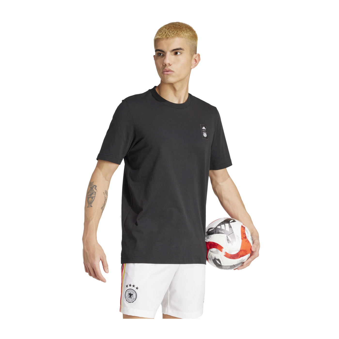 adidas DFB Deutschland DNA T-Shirt Schwarz