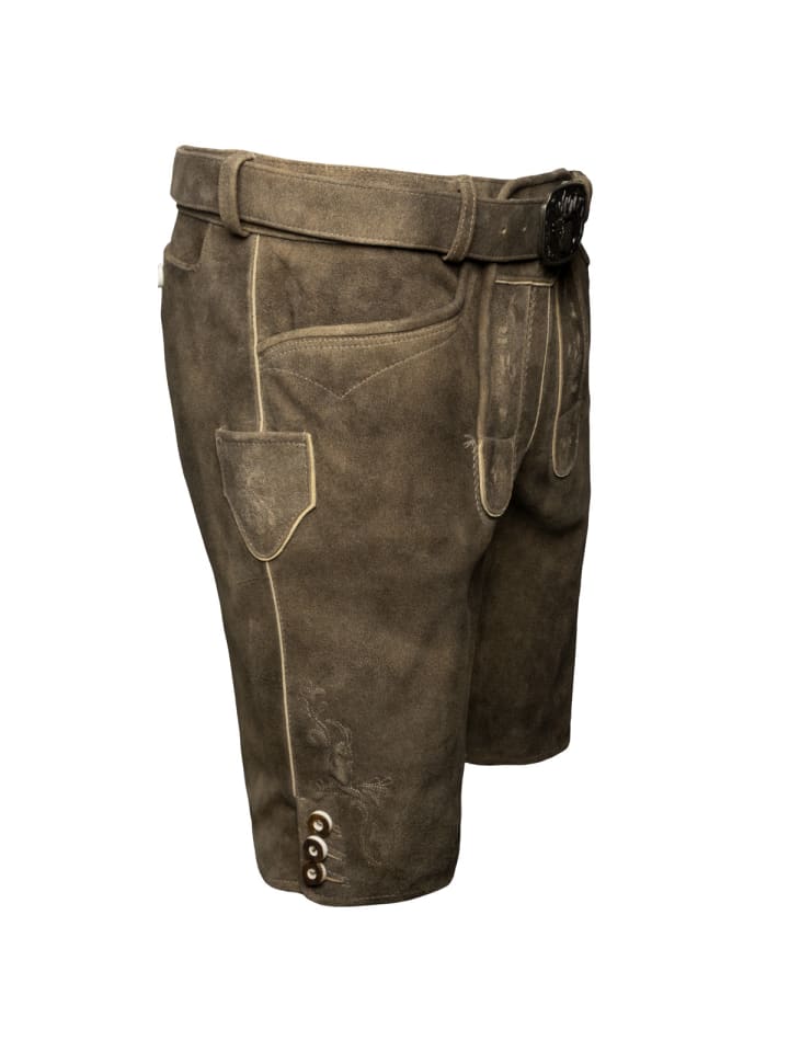 Spieth & Wensky Lederhose Rampoldi in braun günstig kaufen