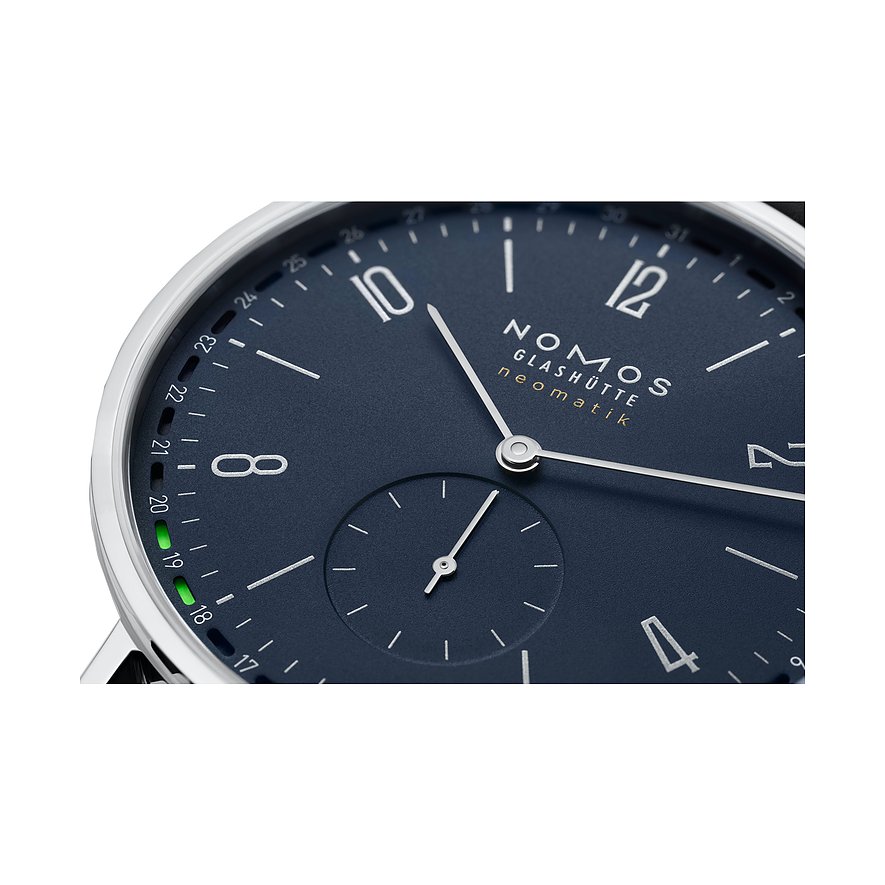 Nomos Glashütte Herrenuhr Tangente neomatik 41 Update nachtblau