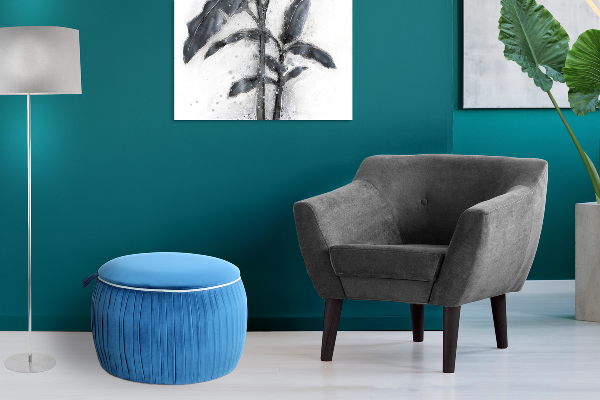 Kayoom Hocker Adoree 110 Blau