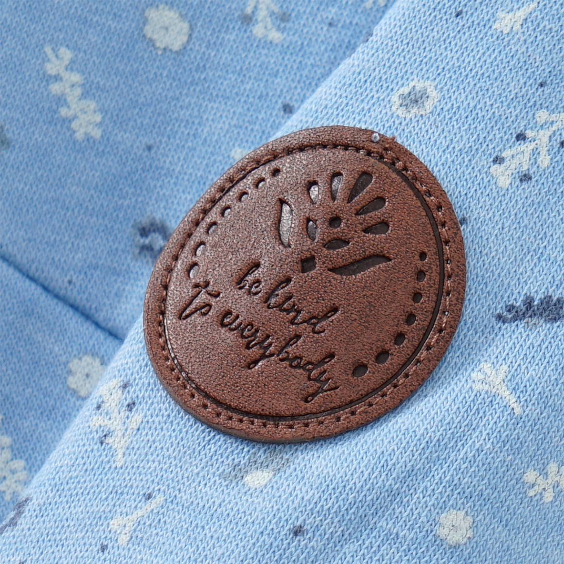Mädchen Sweatkleid mit Blümchen allover