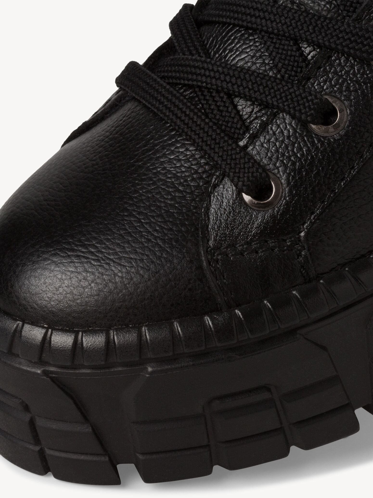 Bottine en cuir - noir doublure chaude