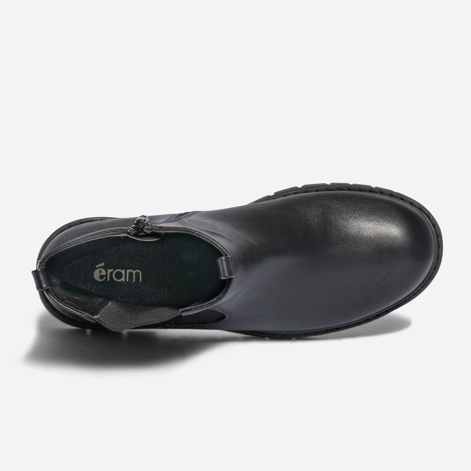 Chelsea boots noir à semelle crantée