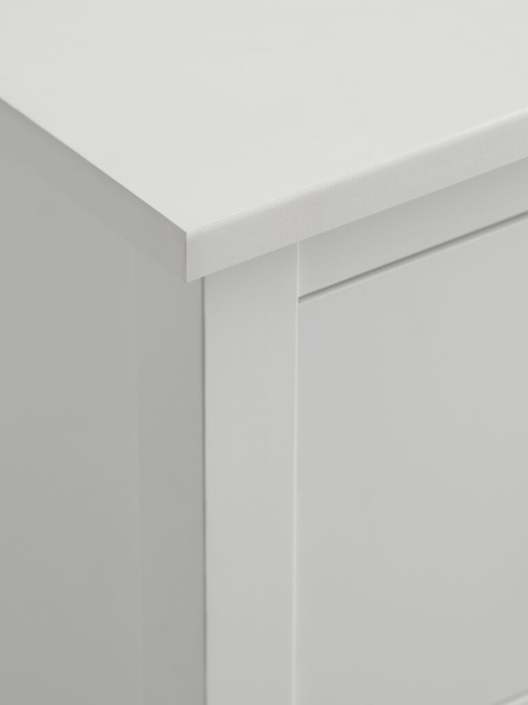 NORDBY Komoda NORDBY 3 szuflady biała