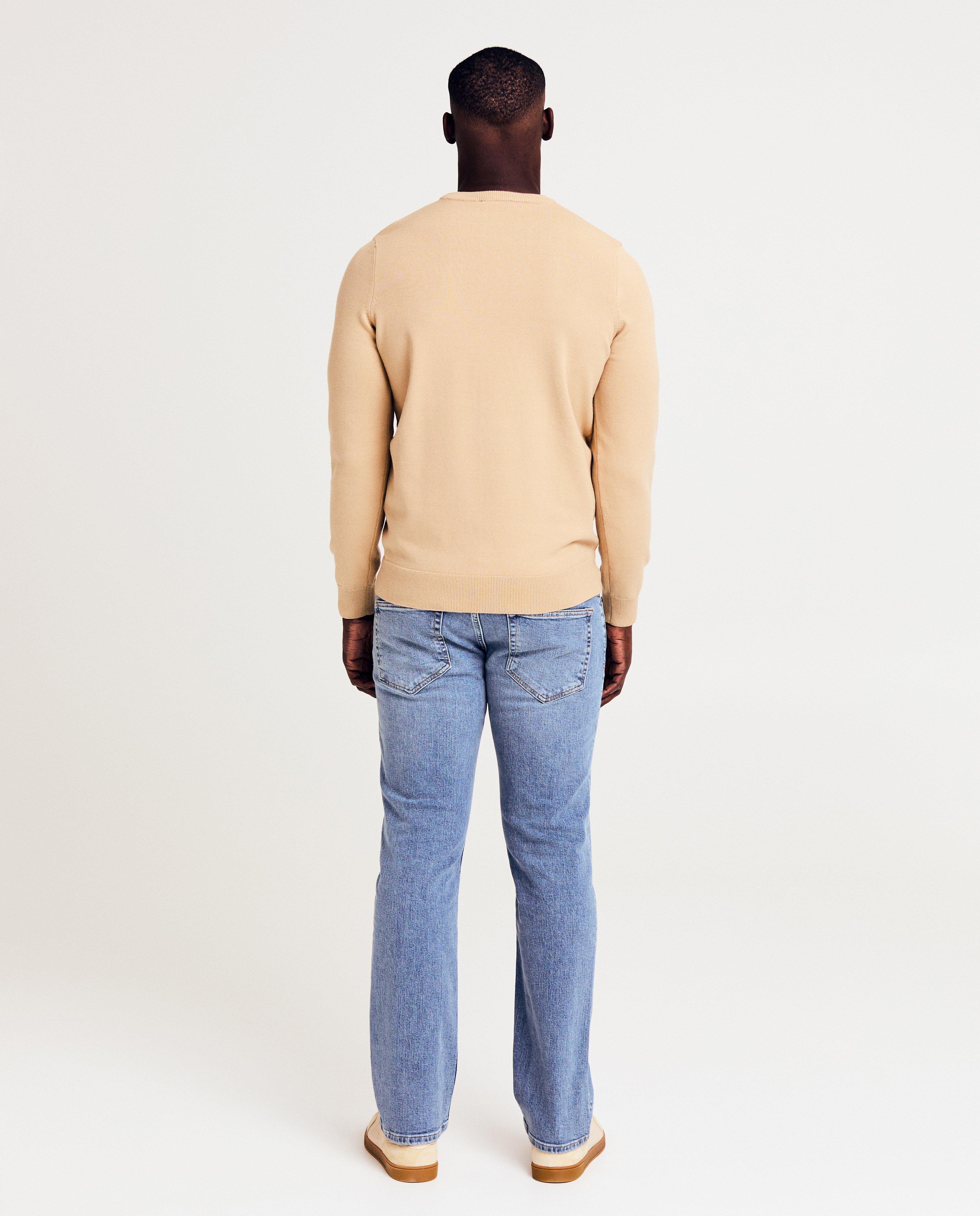 Quarterback Blåjeans, rak passform blå