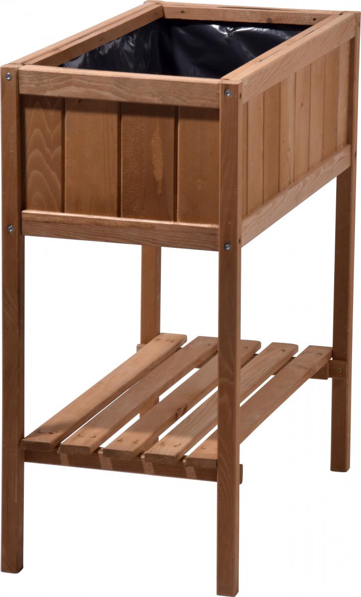 dobar Hochbeet aus Holz mit Ablageboden