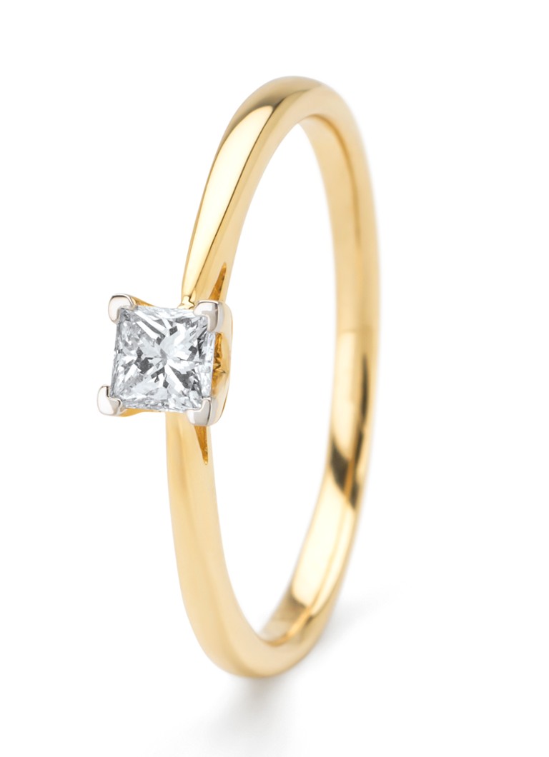 Anello in oro Diamond Point, diamante Starlight da 0,20 ct