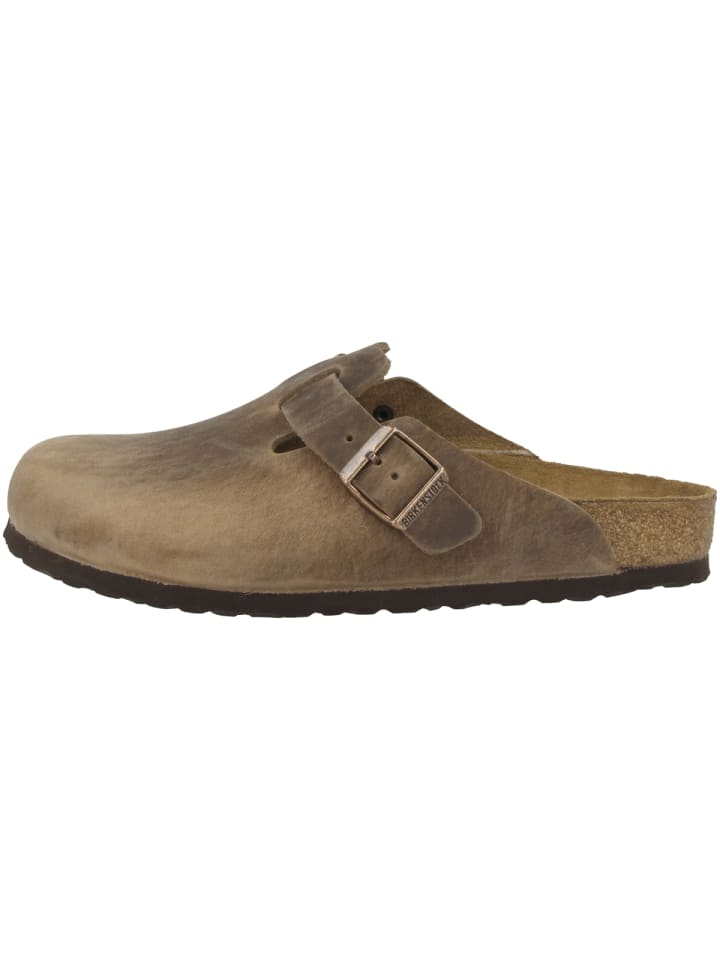 Birkenstock Clogs Boston Geöltes Nubukleder normal in braun günstig kaufen 45