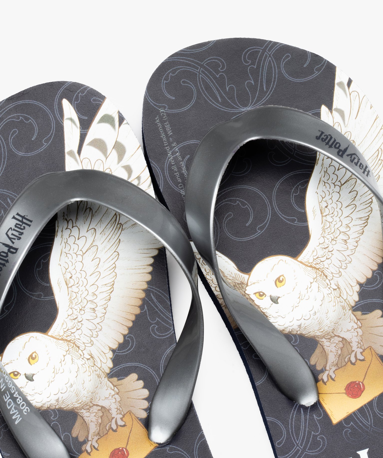 Tongs fille imprimées Hedwige – Harry Potter bleu | GEMO
