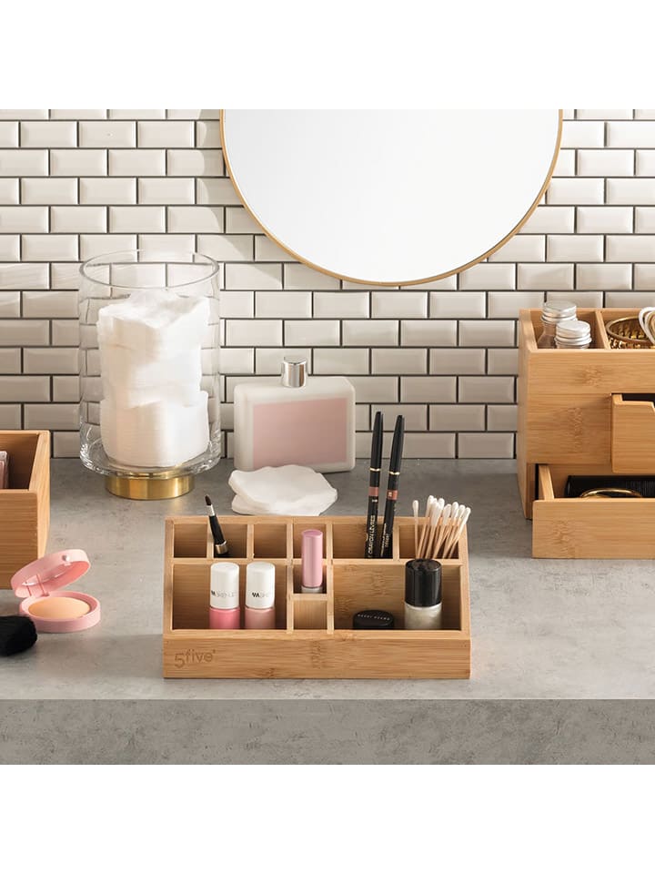 Joybos Kosmetik-Organizer in Hellbraun - (B)23 x (H)9,5 x (T)9 cm günstig kaufen onesize