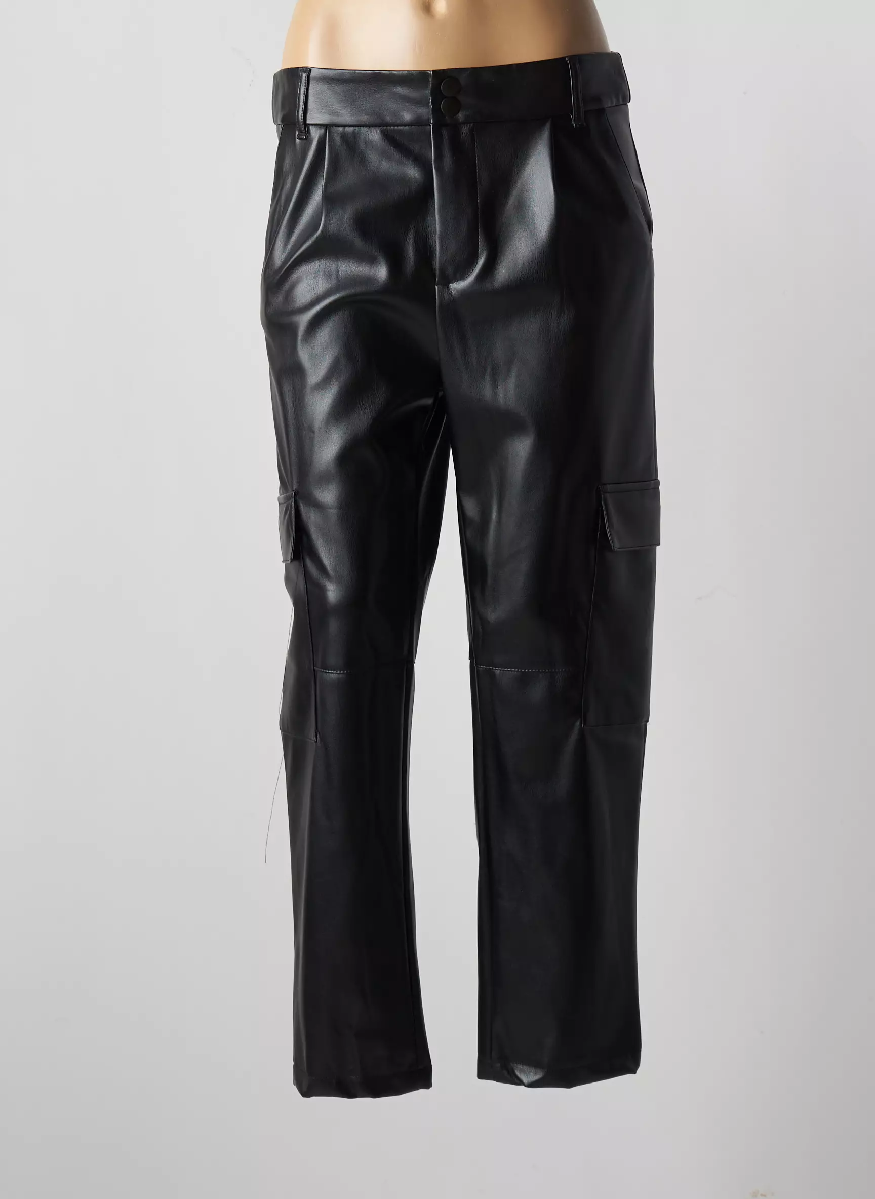 Imperial Pantalons Droits Femme couleur noir