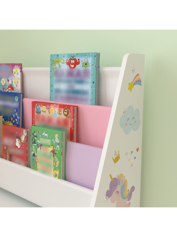 en.casa Kinderregal Neda in Lila Rosa (H)74cm (B)71cm (T)23cm günstig kaufen onesize