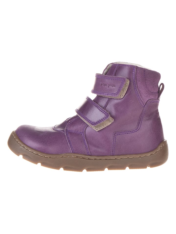 POM POM Leder-Barfußschuhe in Violett günstig kaufen