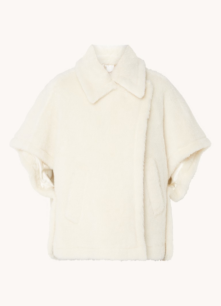 MaxMara Tebe -tekoturkis takki silkkisekoitteesta, sivutaskut