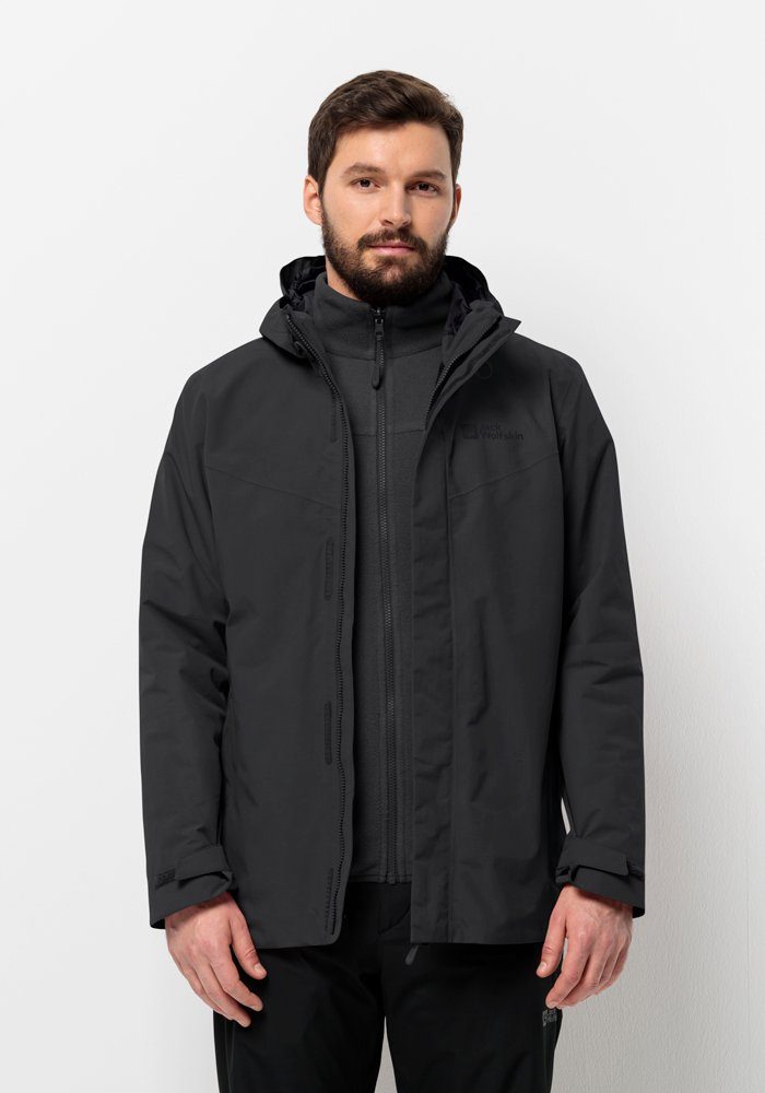 Jack Wolfskin 3-in-1-Funktionsjacke ALTENBERG 3IN1 JKT M (2 teilig)