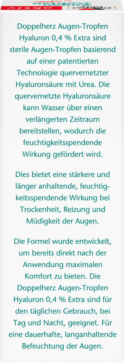 Augentropfen Hyaluron 0,4%, 10 ml