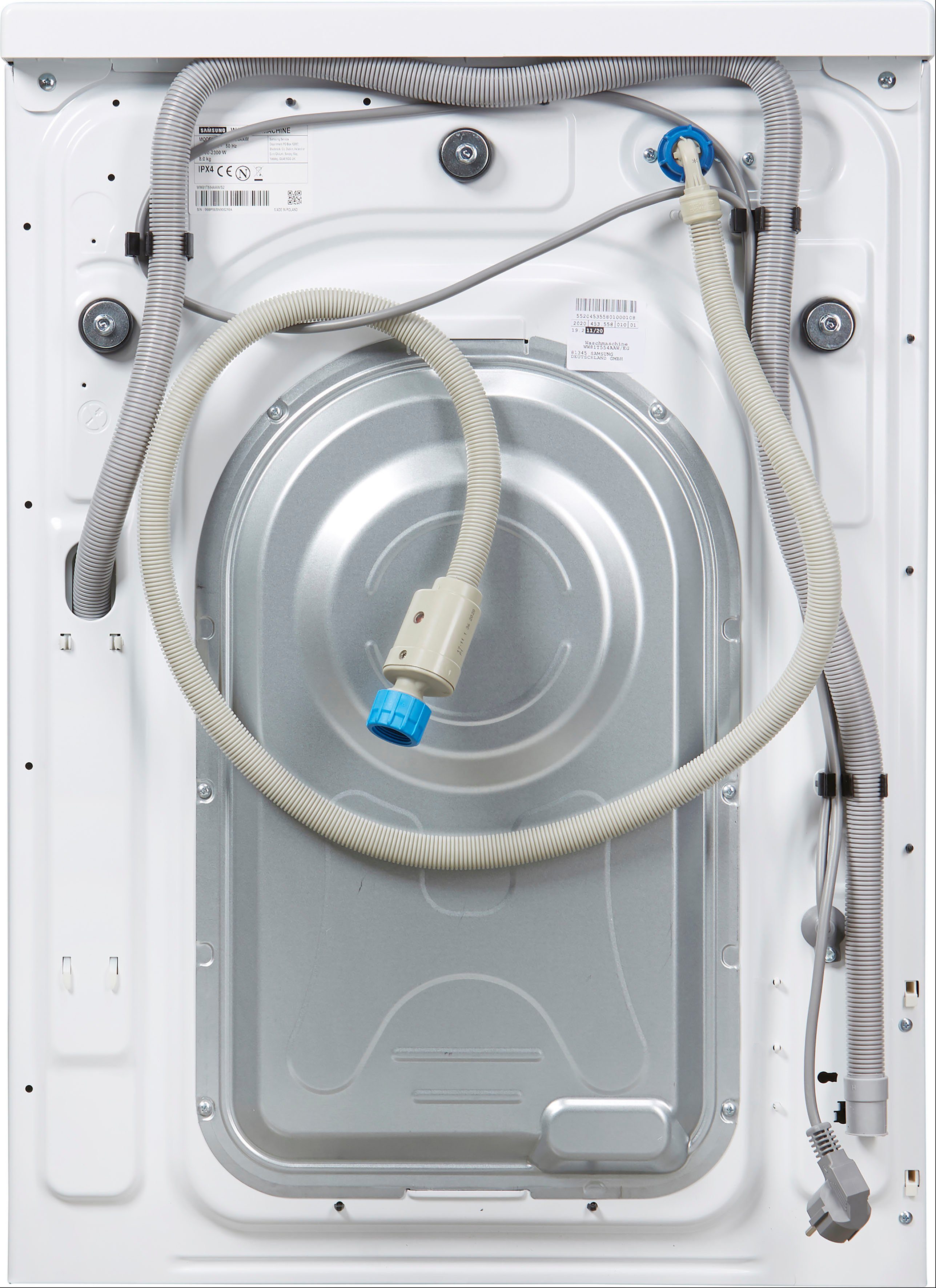 Samsung Waschmaschine WW5500T WW81T554AAW, 8 kg, 1400 U/min, AddWash™