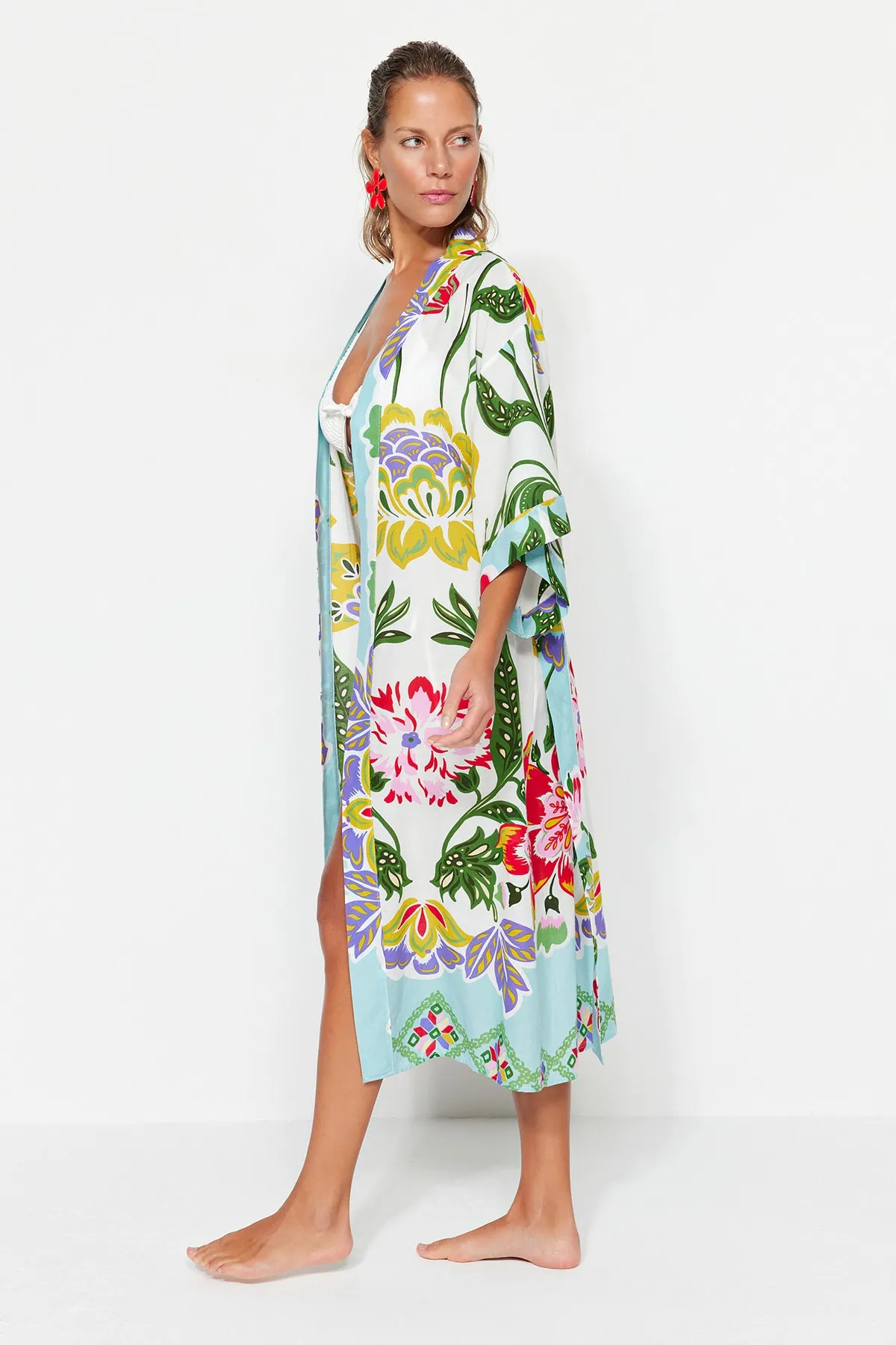Trendyol Collection  Kimono & Kaftan - Gelb - Regular Fit