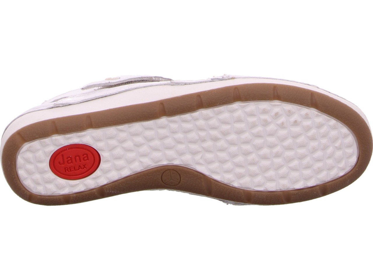 JANA Sportliche Slipper weiss