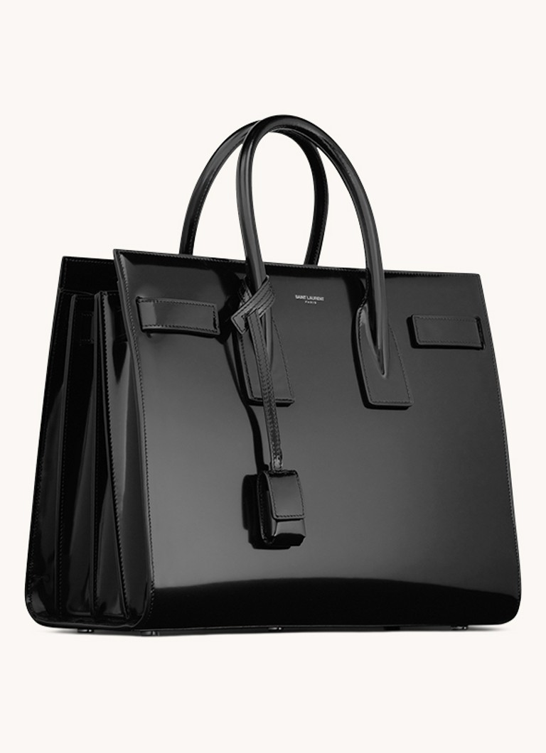 Geantă mică Saint Laurent Sac du Jour din piele de vițel