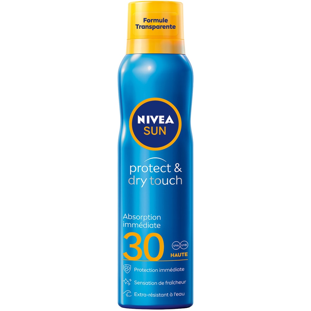 nivea Brume Solaire Protect&Dry Touch FPS 30 Protection solaire