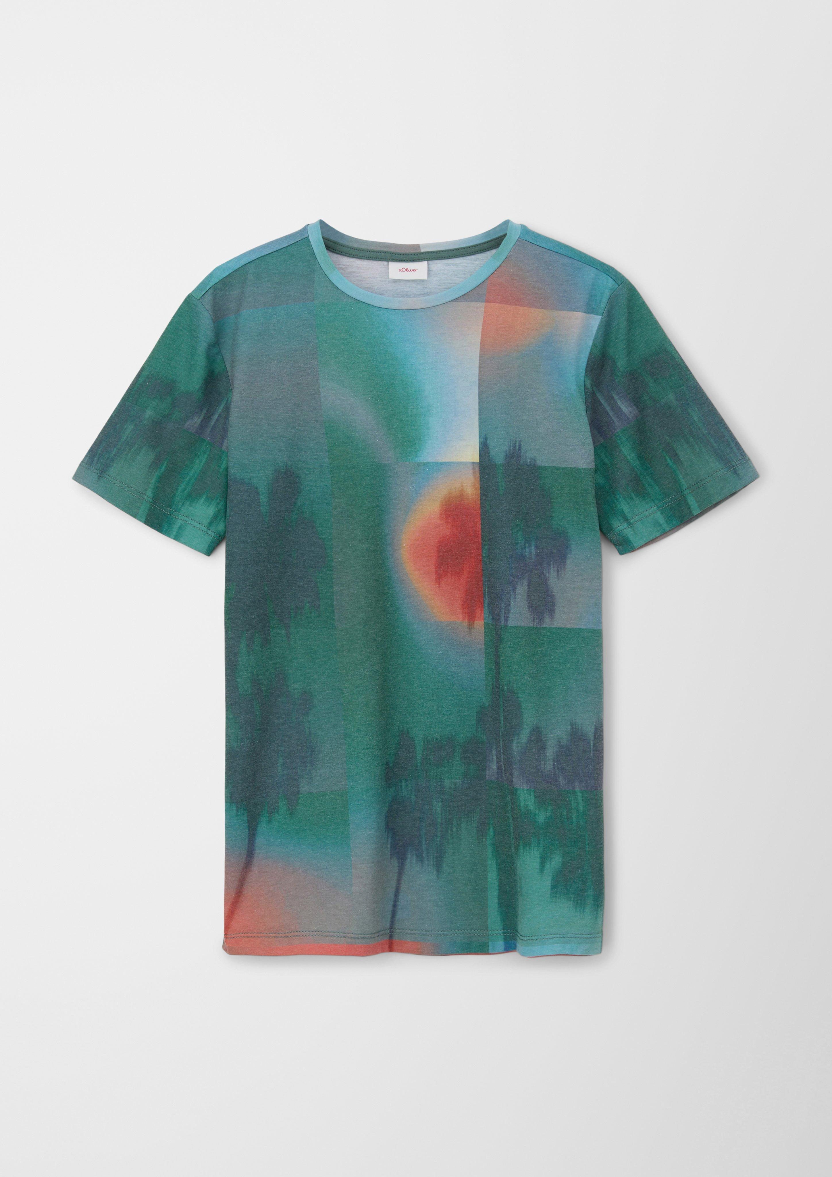 T-Shirt mit Allover-Print  2130537-67A3
