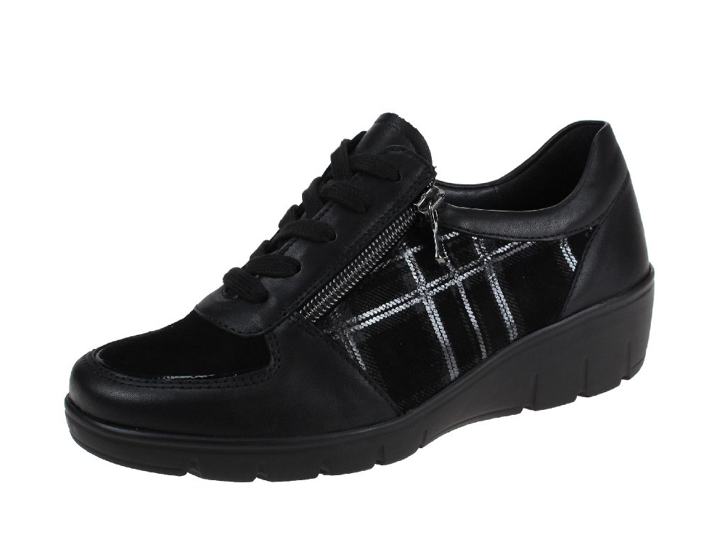 SEMLER Komfort Schnürer schwarz S-N/KILT/S-CH/K-L