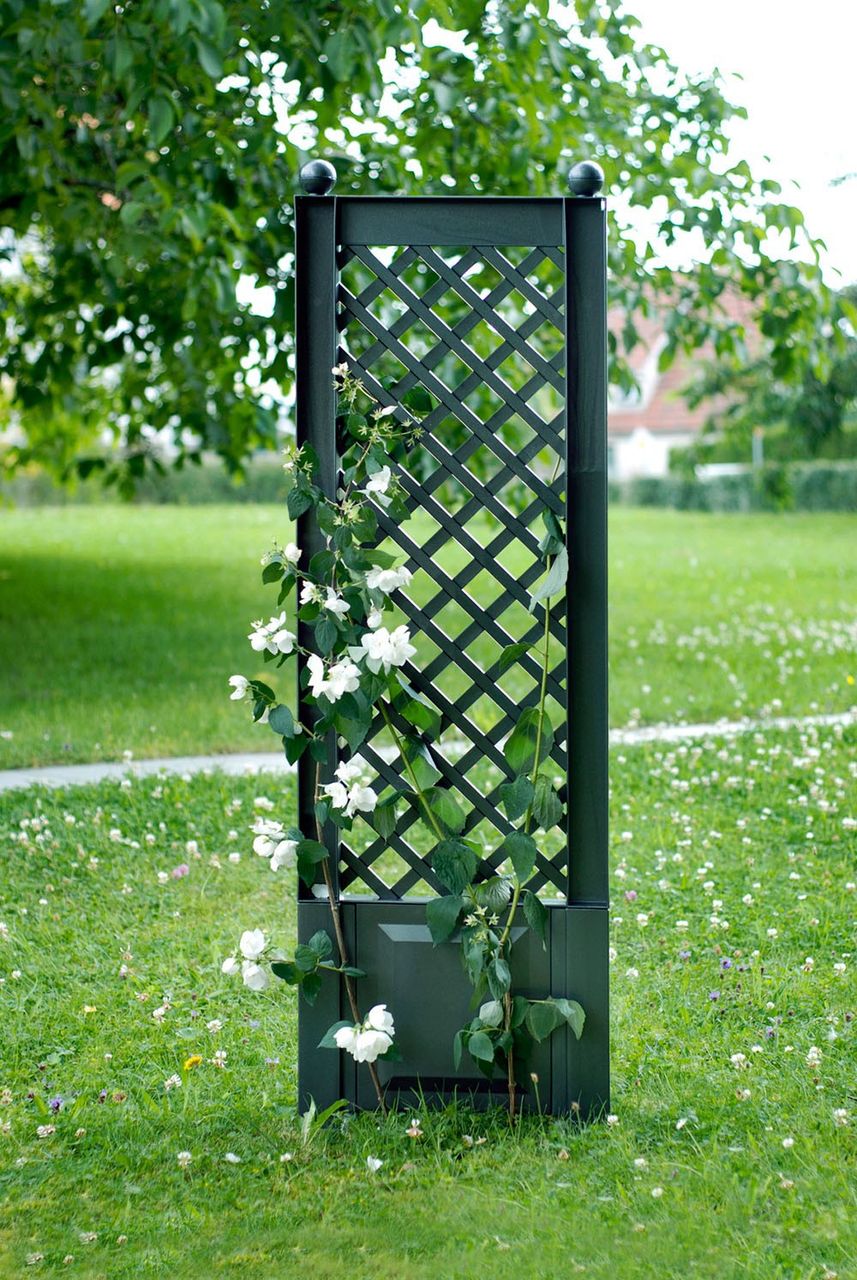 KHW KHW Spalier 43 cm mit zwei Erdspießen, grün