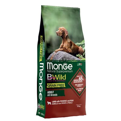 Monge Bwild Grain Free All Breeds Lamm mit Kartoffeln und Erbsen