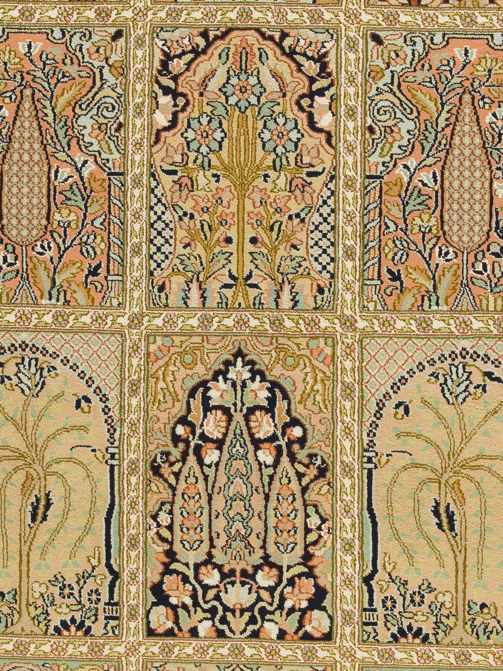 Kaschmir Seide 18/18 ca. 186 x 268 cm, Unikat / Einzelstück