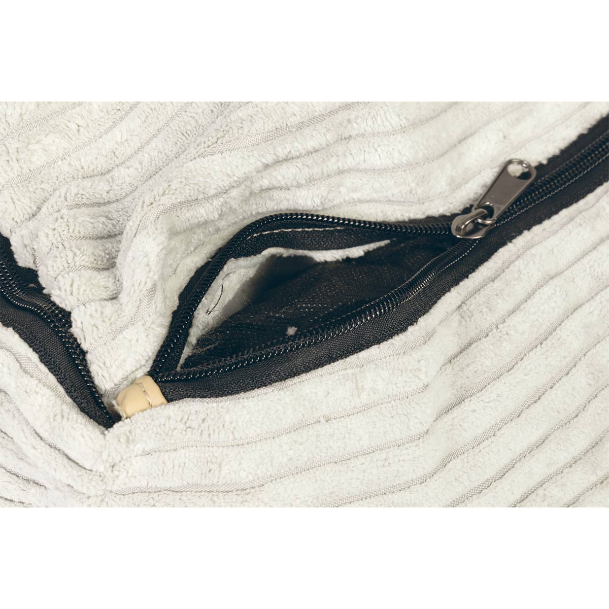 Designed by Lotte Hundekissen Ribbed Hellgrau kaufen bei ZooRoyal