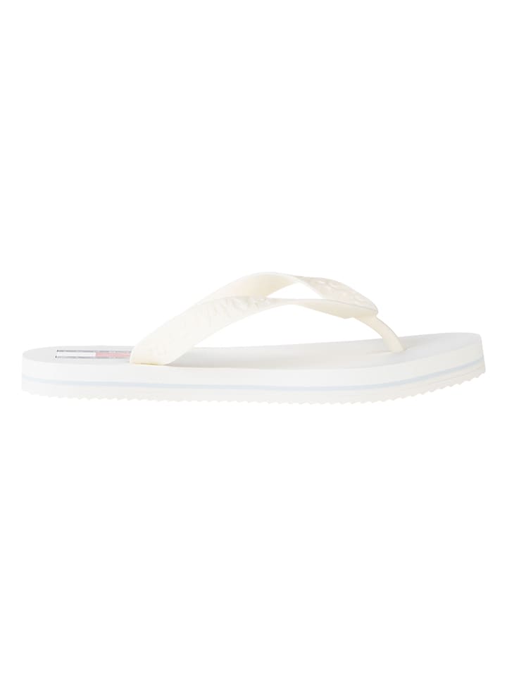 Tommy Hilfiger Shoes Zehentrenner in Creme günstig kaufen 40
