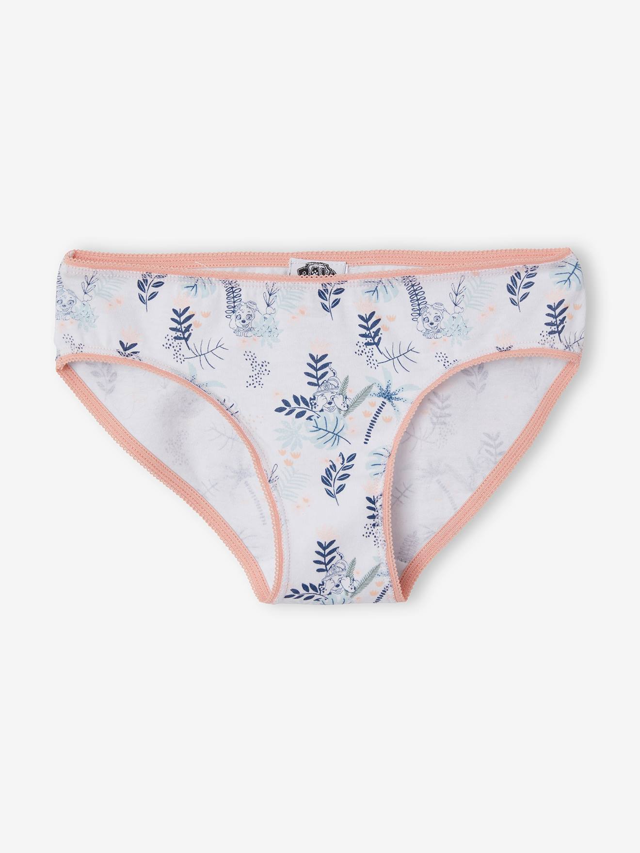Lot de 3 culottes fille Pat Patrouille® blanc / rose / gris chiné