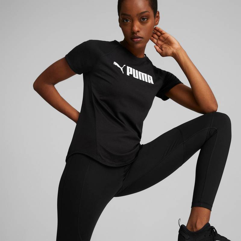 PUMA Fit Logo Funktionsshirt Damen
